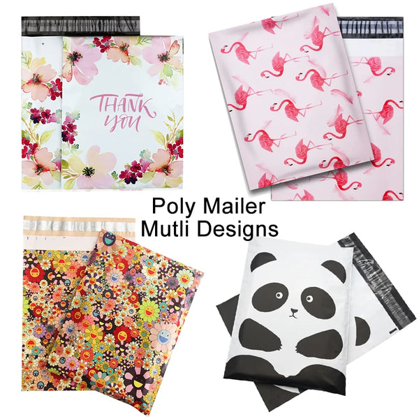 10PCS 10x13inch Poly Mailer Colorful Totes