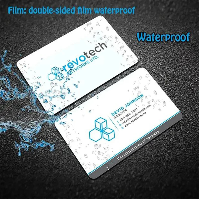 Custom Glossy Matte PVC Business ID Card 0.38mm 85.5*54mm 200pcs