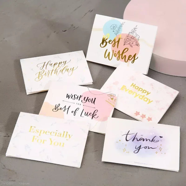 Creative Gold Stamping Greeting Card